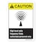 Signmission ANSI Caution, 7" Height, 10" Width, Decal, OS-CS-D-710-L-19770 OS-CS-D-710-L-19770 - alternate 1
